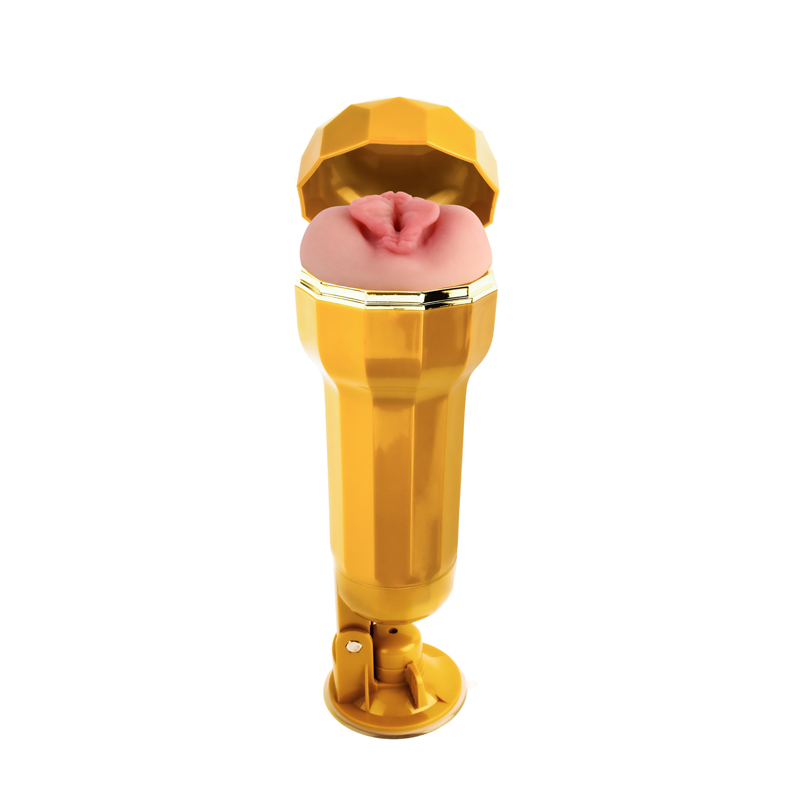 Guld shell darcey realistisk vagina cup