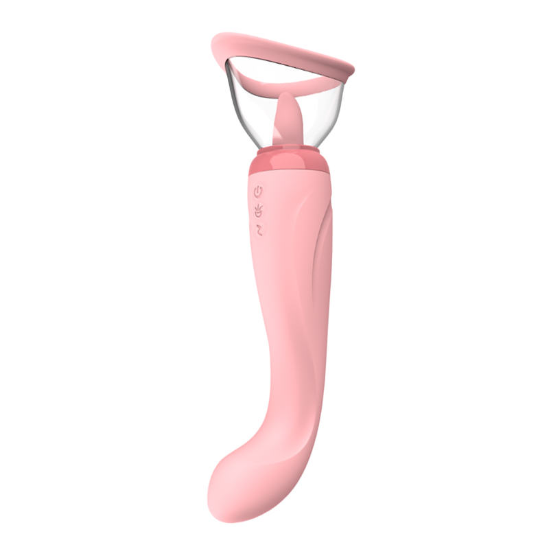 Slikker vibrator med sugende pumpe
