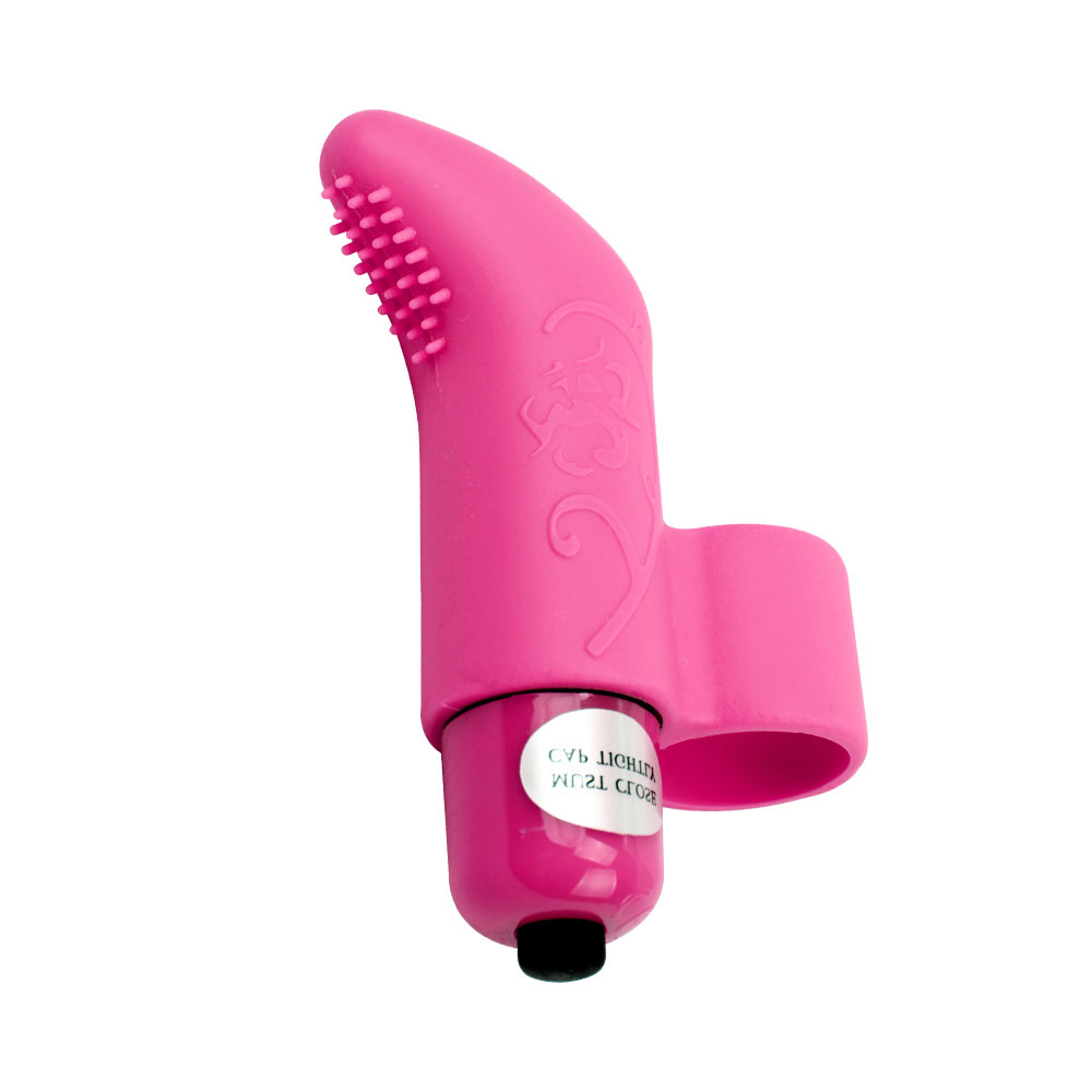 Silikone fingervibe med 7 kraftfulde vibrerende funktioner Pink